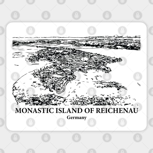 Monastic Island of Reichenau - Germany Magnet by Lakeric